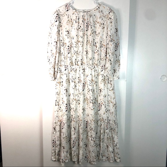 a new day + White Elastic Waist Dress - Picture 2 of 6